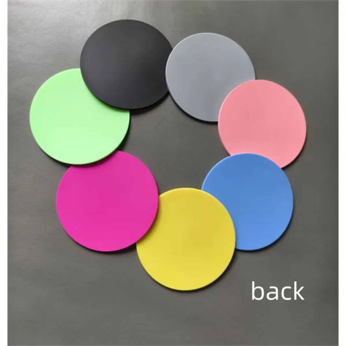 HUPSTL060 Custom Round Silicone Coaster