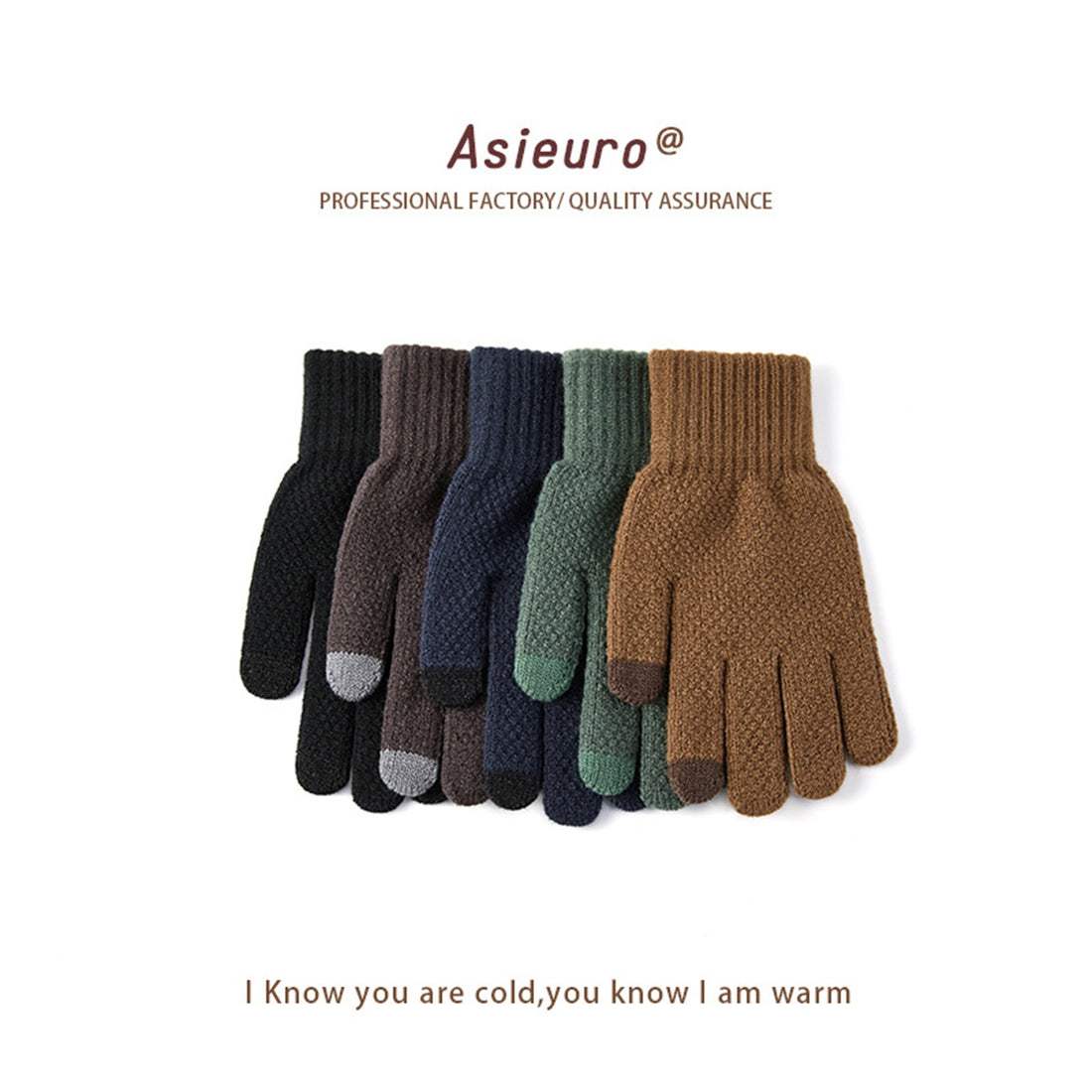 HUPSTL065 Touchscreen Cold Weather Gloves