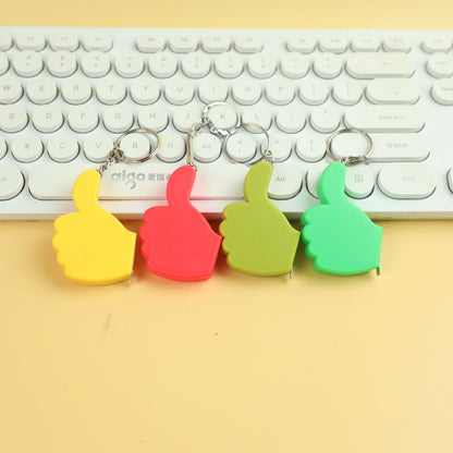 HUPSTL068 Finger Shaped Tape Measure Keychain