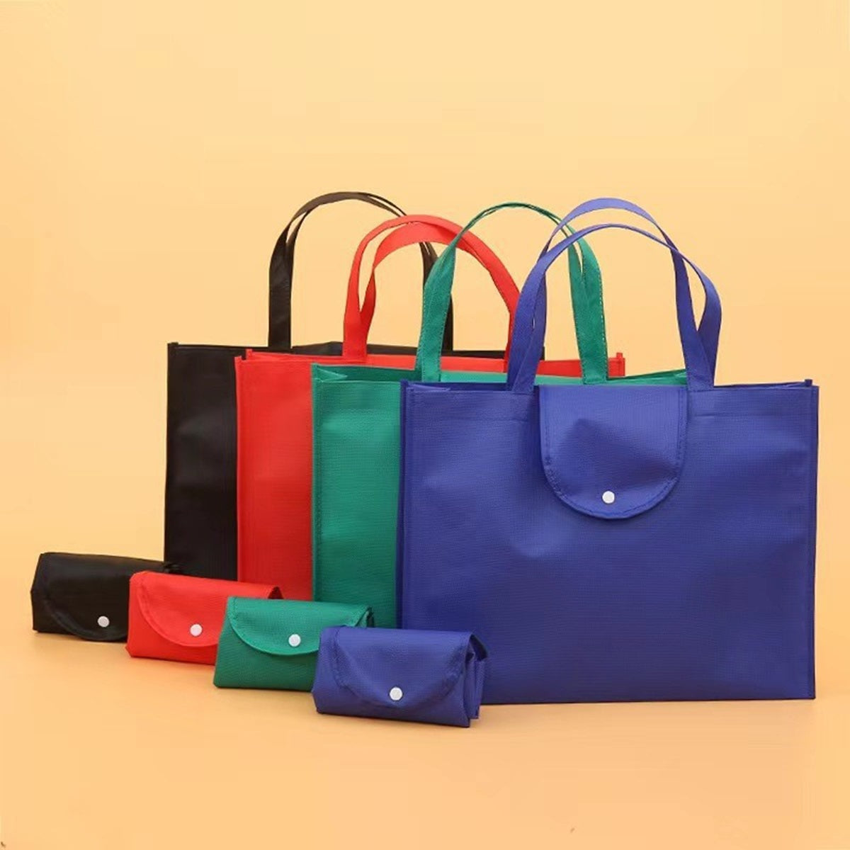 HUPSTL073 Folding Non-woven Tote Bags