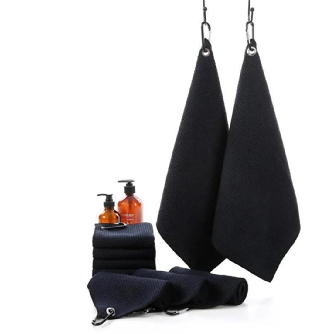 HUPSTL076 Microfiber Scrubber Golf Towel