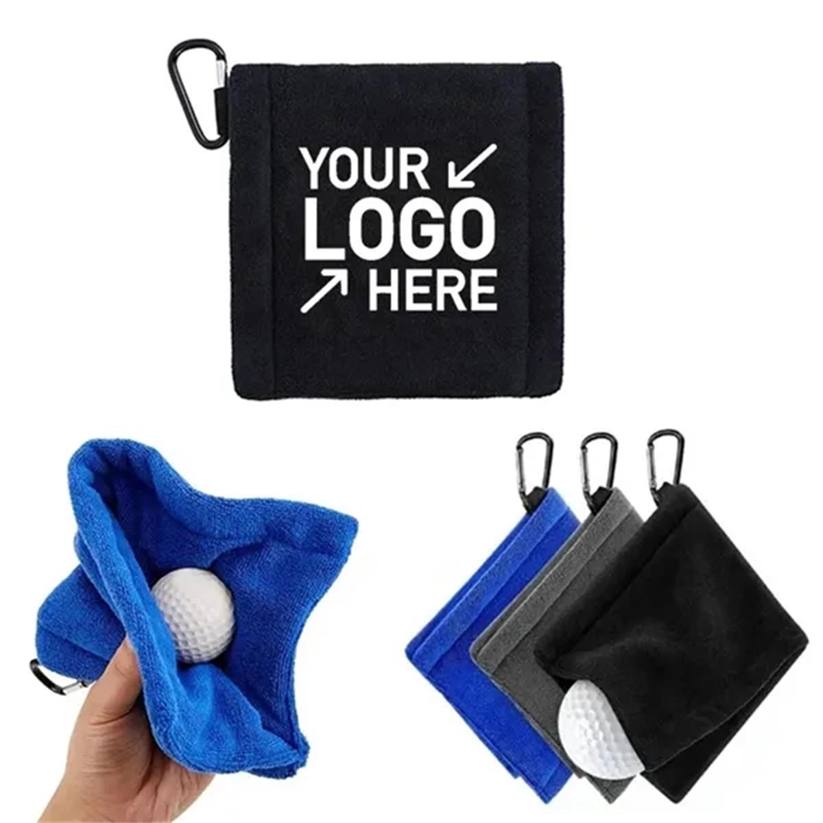 HUPSTL076 Microfiber Scrubber Golf Towel