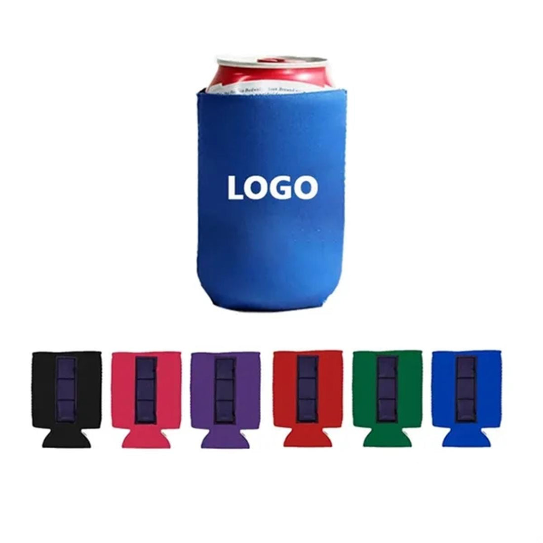 HUPSTL078 12 Oz Neoprene Magnetic Can holder