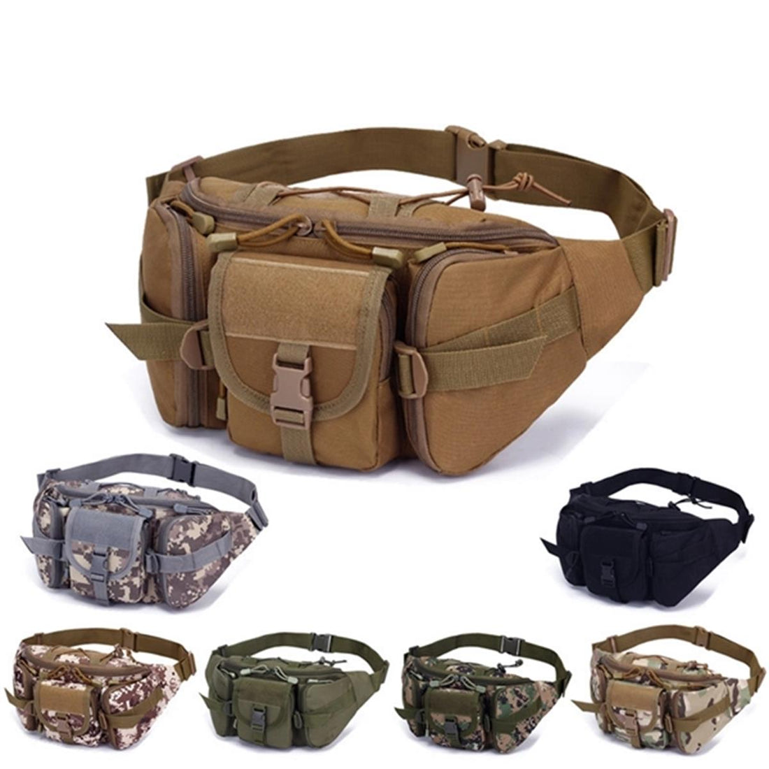 HUPSTL084 Camping Tactical Waist Pack Waterproof Bag
