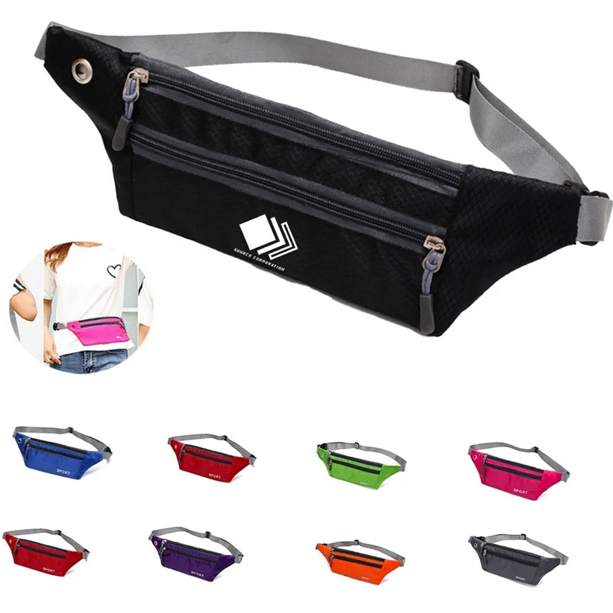 HUPSTL086 Outdoor Fanny Pack Waist Bag