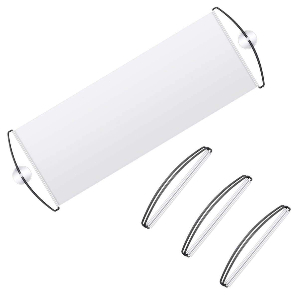 HUPSTL107 Retractable Banner Hand Flag