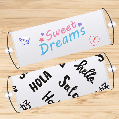 HUPSTL107 Retractable Banner Hand Flag