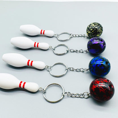HUPSTL110 Bowling Pin Sports Keychain