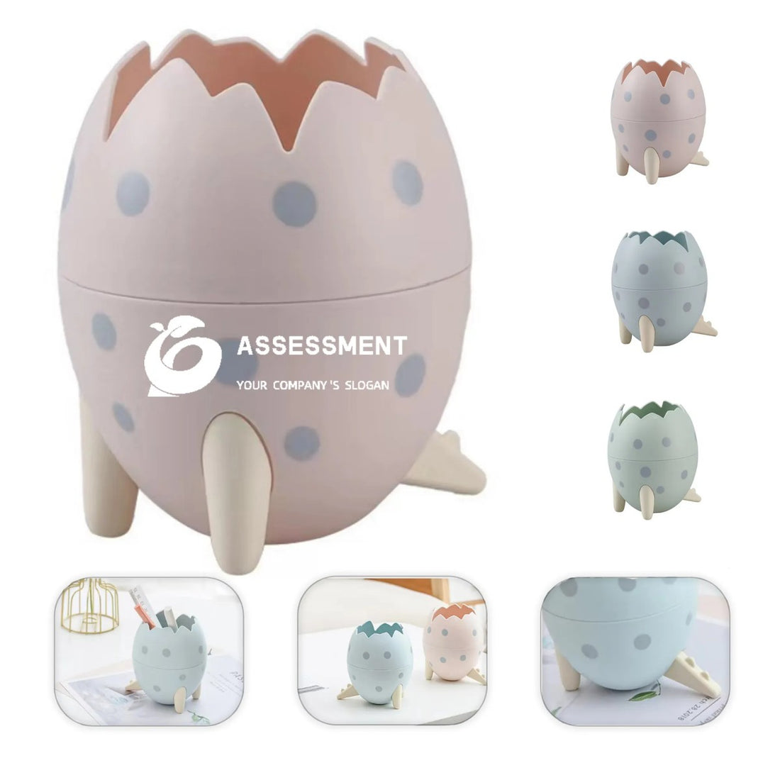 HUPSTL117 Detachable Dinosaur Egg Pen Holder