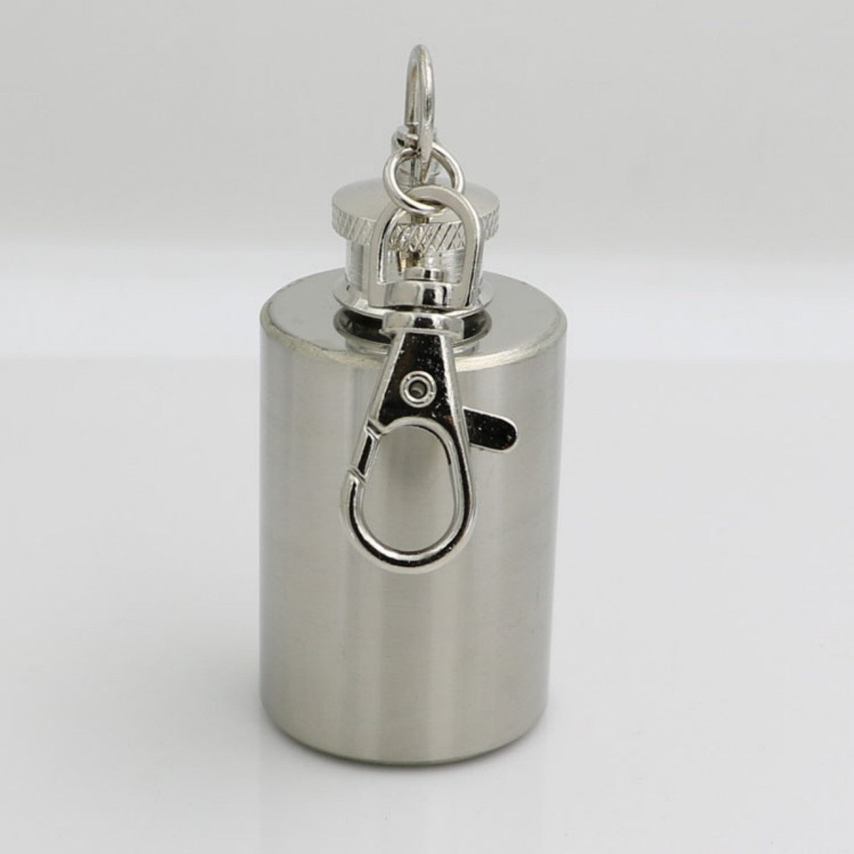 HUPSTL124 1Oz Stainless Steel Flask Bottle With Keychain