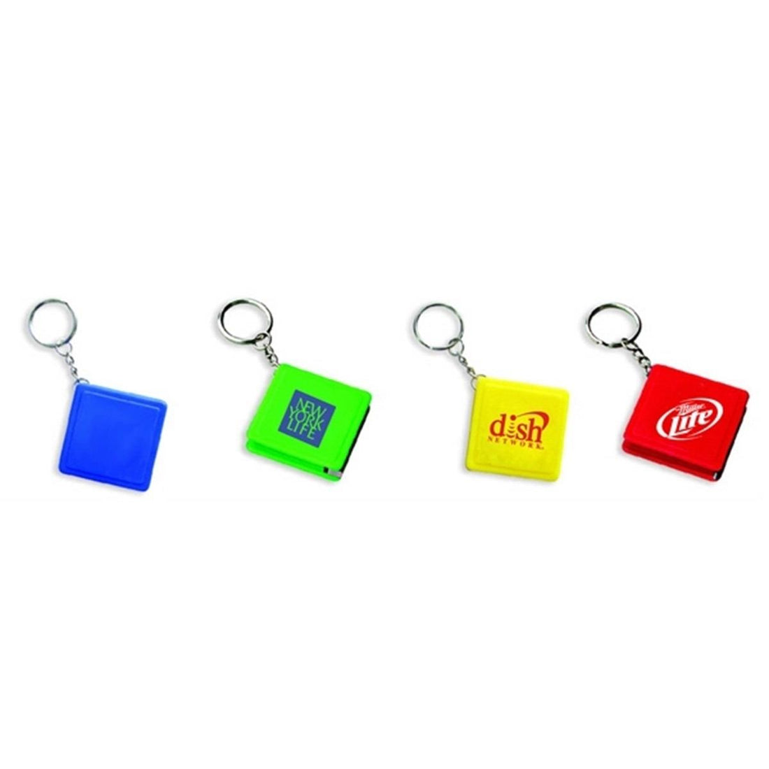 HUPSTL132 Square Tape Measure Keychain