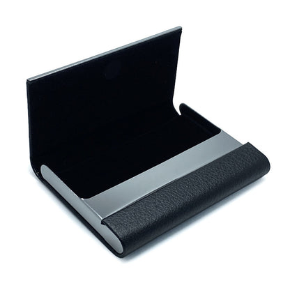 HUPSTL146 Business Name Card Holder/Case With Stainless Steel