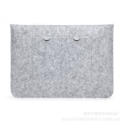 HUPSTL151 Felt Laptop Sleeve Case Document Bag