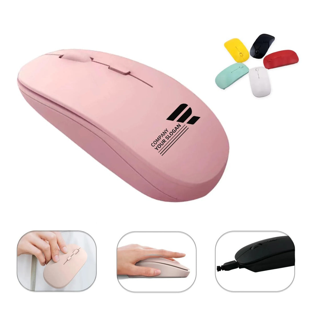 HUPSTL153 Portable 2.4G Wireless Mouse With Usb Receiver