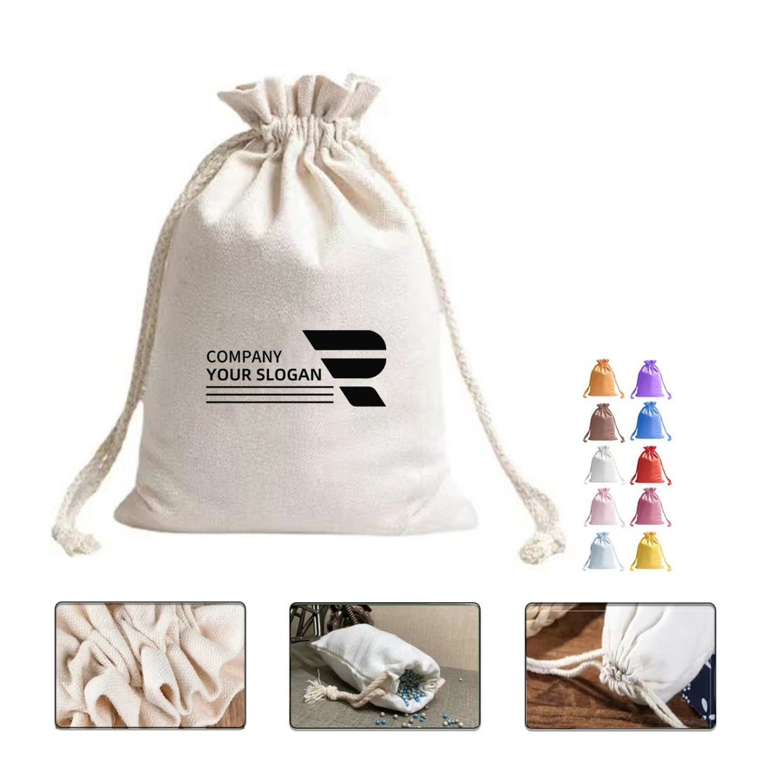HUPSTL155 Cotton  linen storage bag