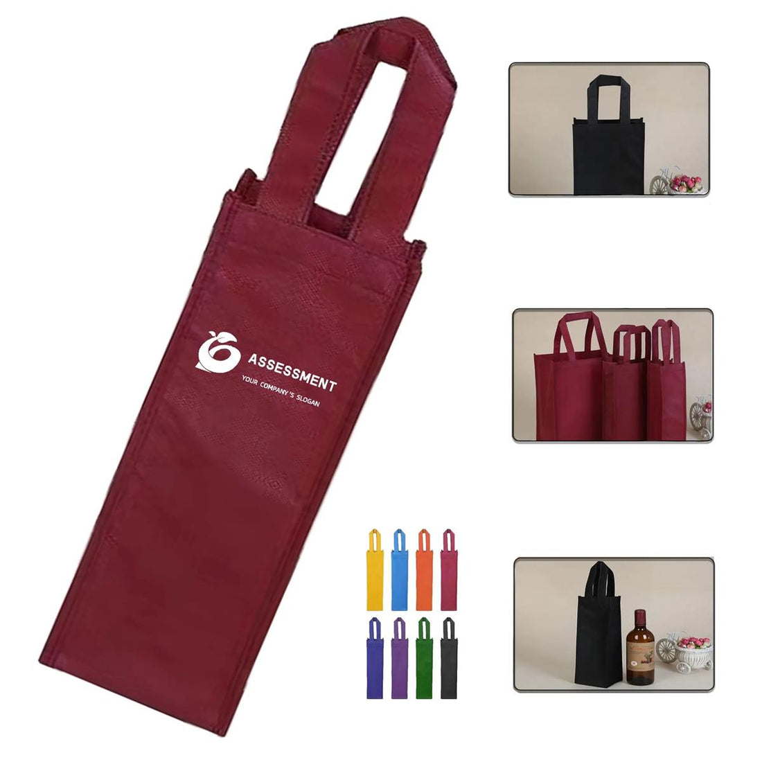 HUPSTL161 Single Non-Woven Wine Bag