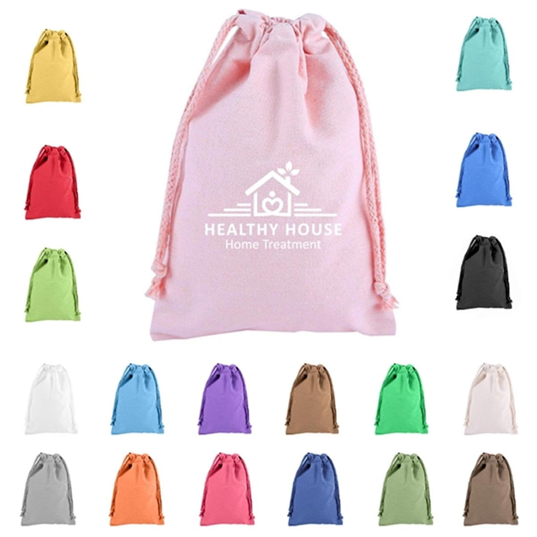 HUPSTL170 Canvas bag backpack Drawstring Closure