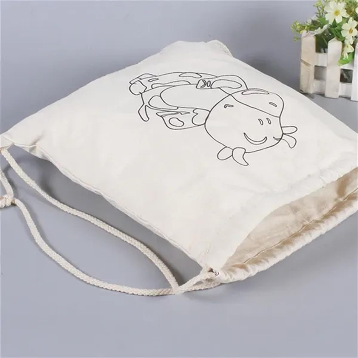 HUPSTL170 Canvas bag backpack Drawstring Closure