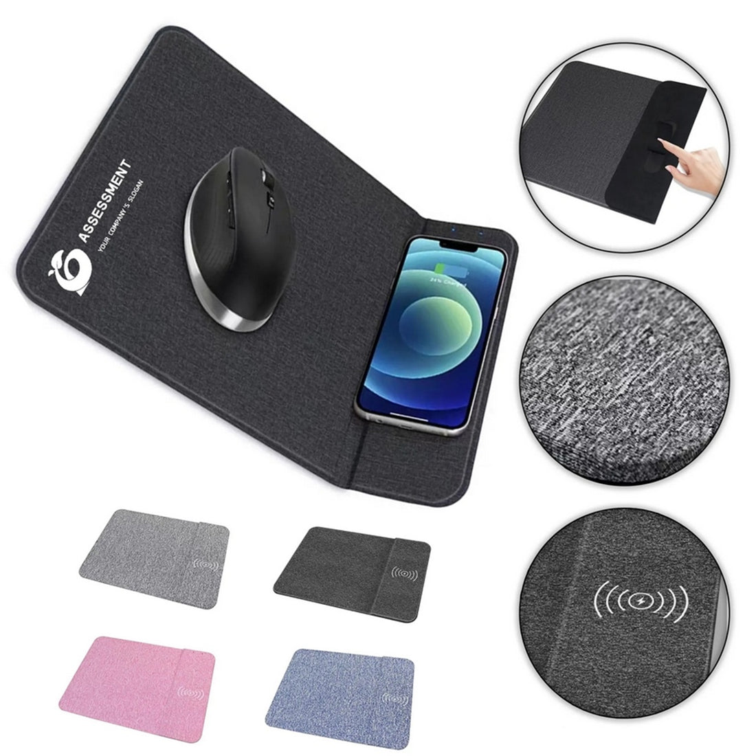 HUPSTL176 Wireless Charging Mousepad