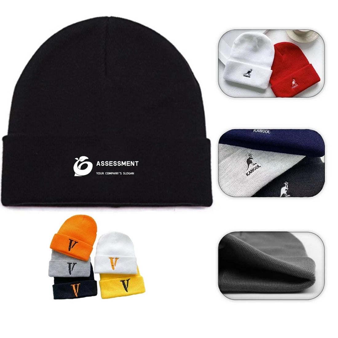 HUPSTL179 Knit Beanie Skull Cap
