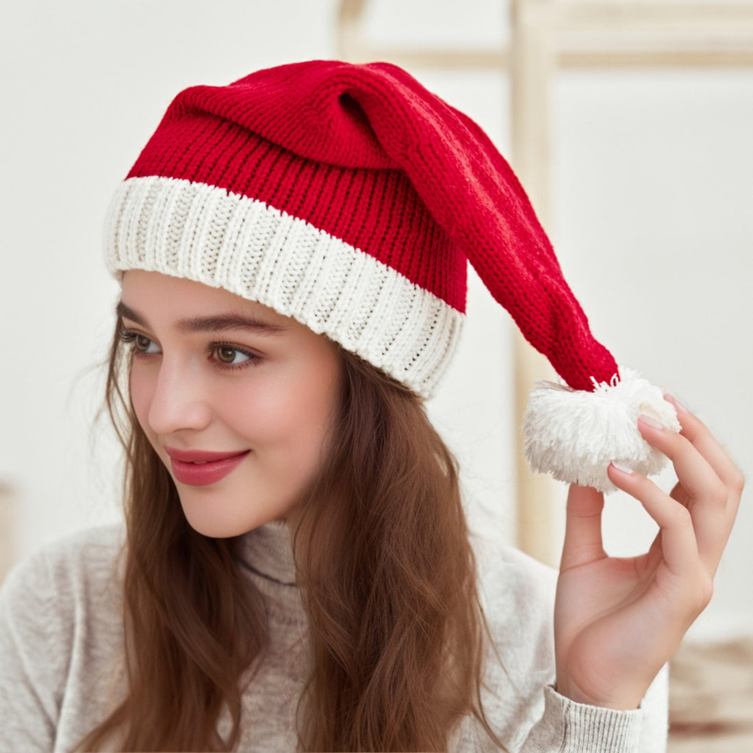 HUPSTL180 Parent Child Christmas Knitted Hat