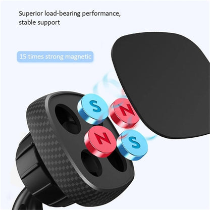 HUPSTL190 Hands-Free Stand Magnetic Mount Phone Holder For Car