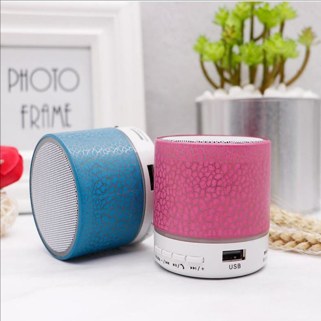 HUPSTL199 Portable Mini Light-Up Bluetooth Wireless Speaker