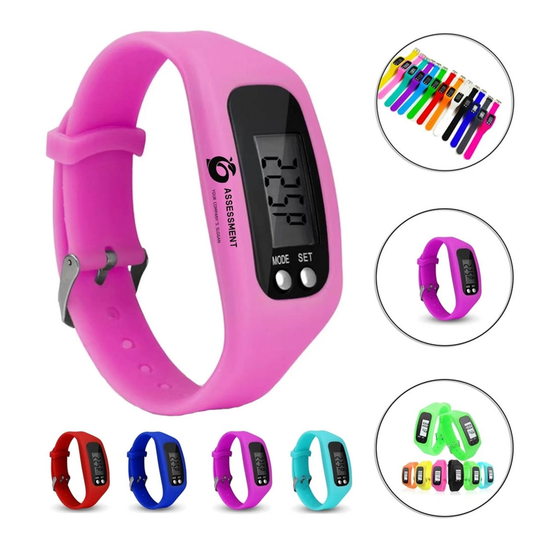 HUPSTL208 Fashion Fitness Wrist Pedometer Watch