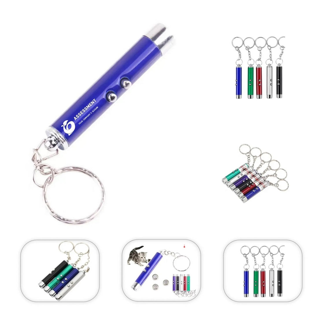 HUPSTL210 Mini Cat Pointer Flashlight Keychain
