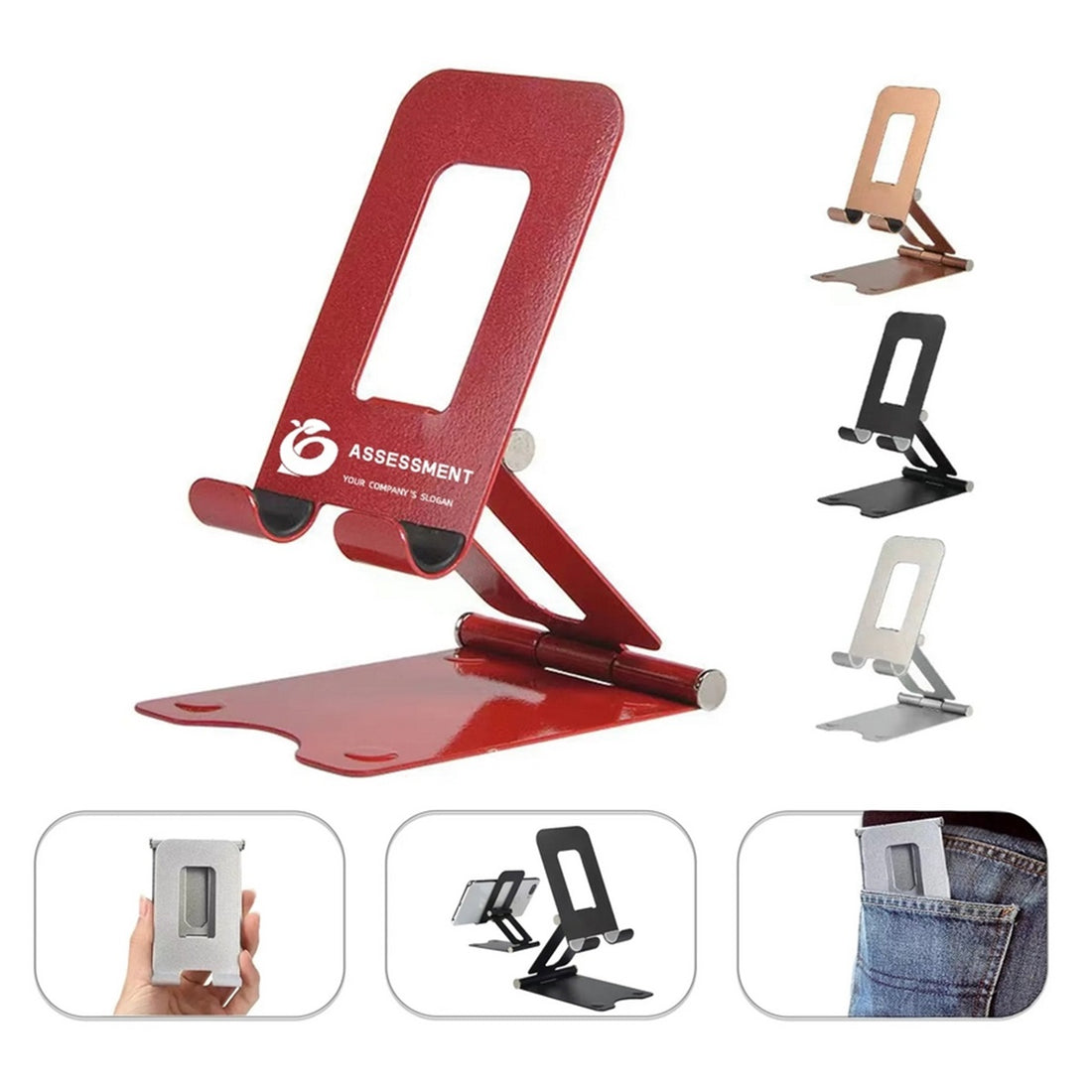 HUPSTL214 Metal Foldable Mobile Phone Holder