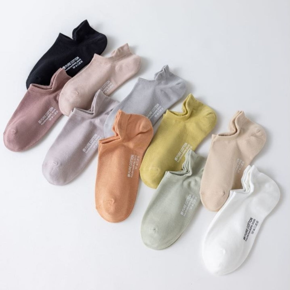 HUPSTL216 Breathable Cotton Summer Ankle Socks
