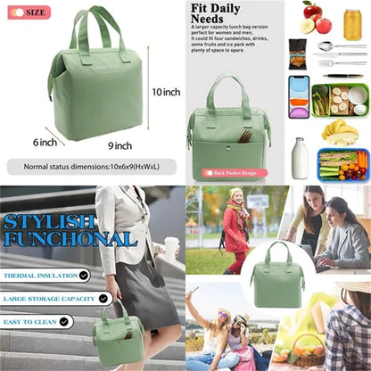HUPSTL221 Oxford Cloth Bento Insulated Lunch Bag