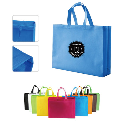 HUPSTL223 Non-Woven Shopper Tote Bag 15.7&quot;X11.8&quot;X4&quot;