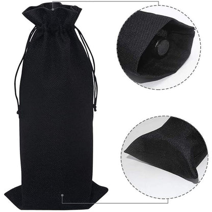 HUPSTL224 Single Bottle Canvas Bag