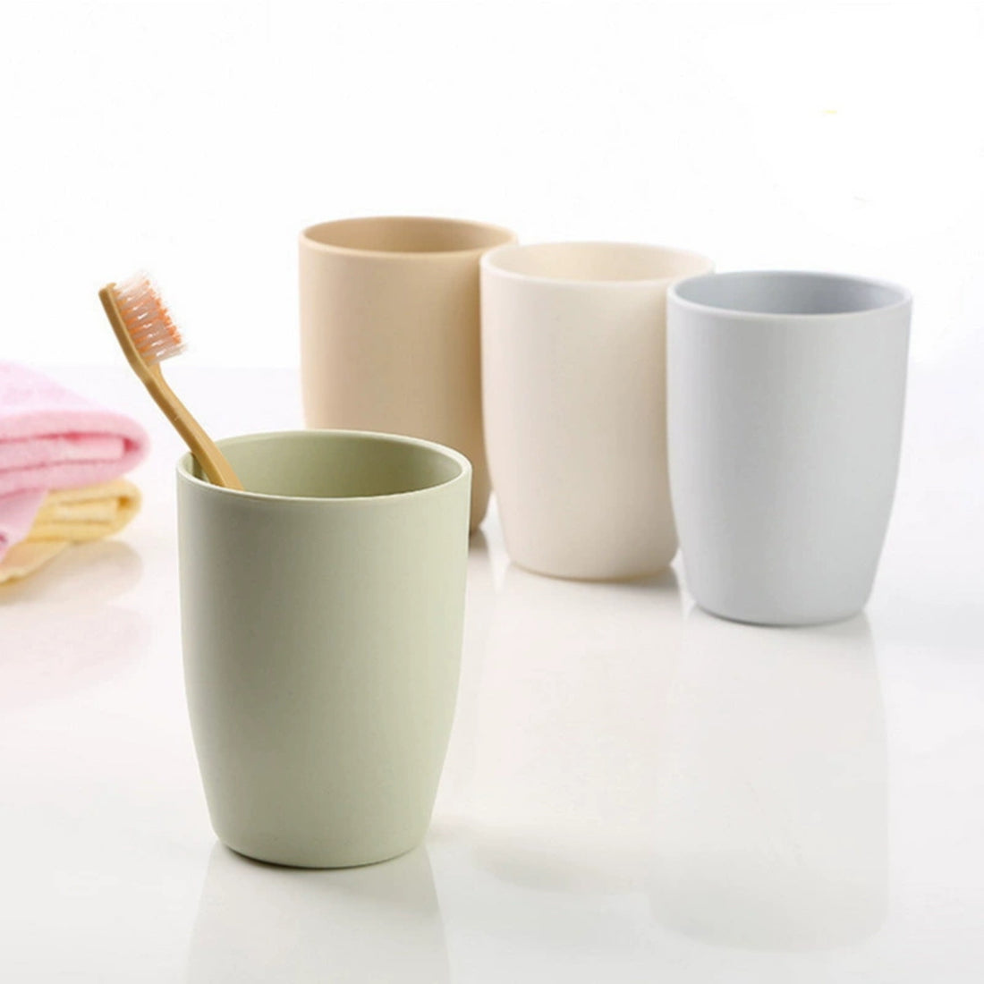 HUPSTL227 10oz Unbreakable Brushing Cup