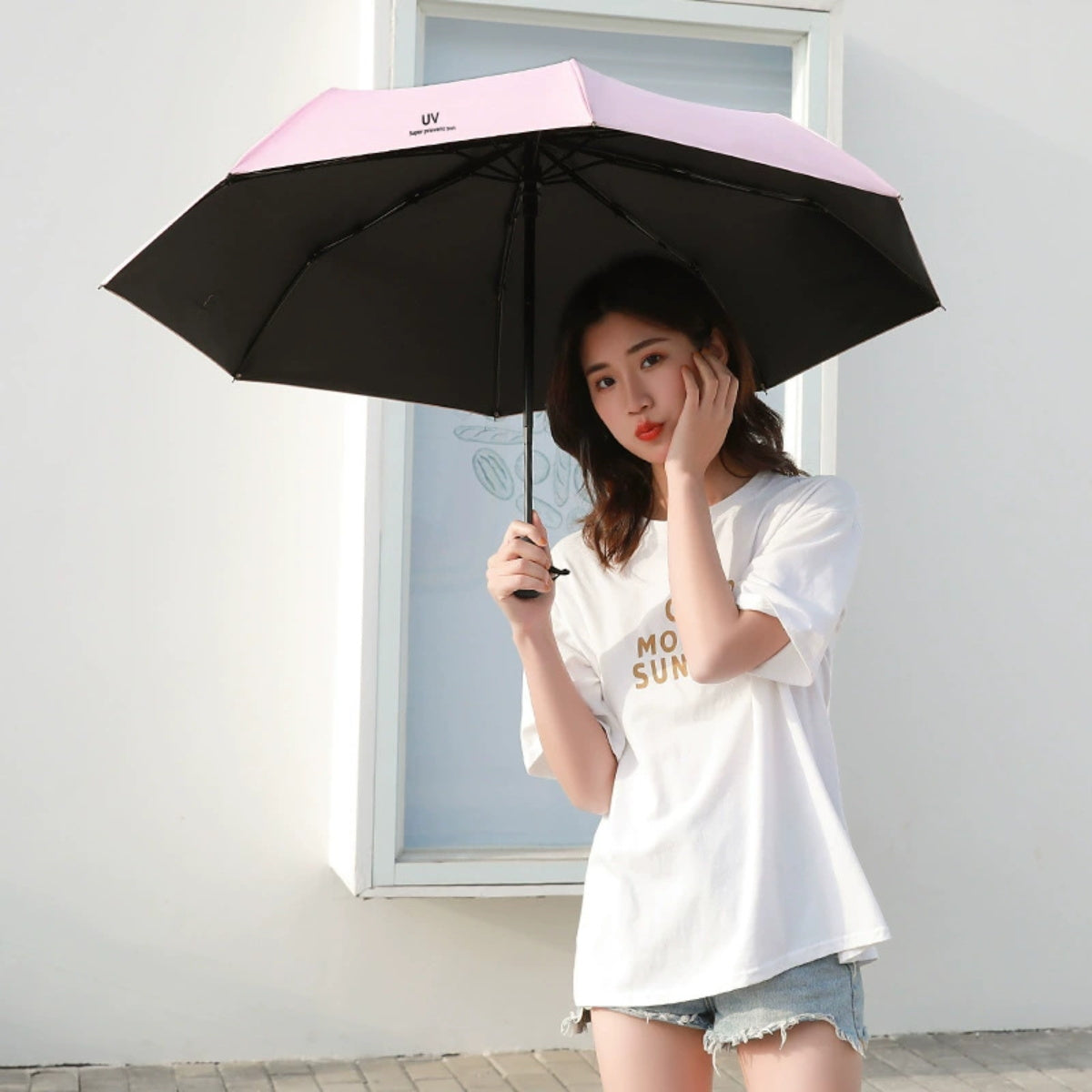 HUPSTL228 Portable Travel Ultra Mini Pocket Capsule Umbrella