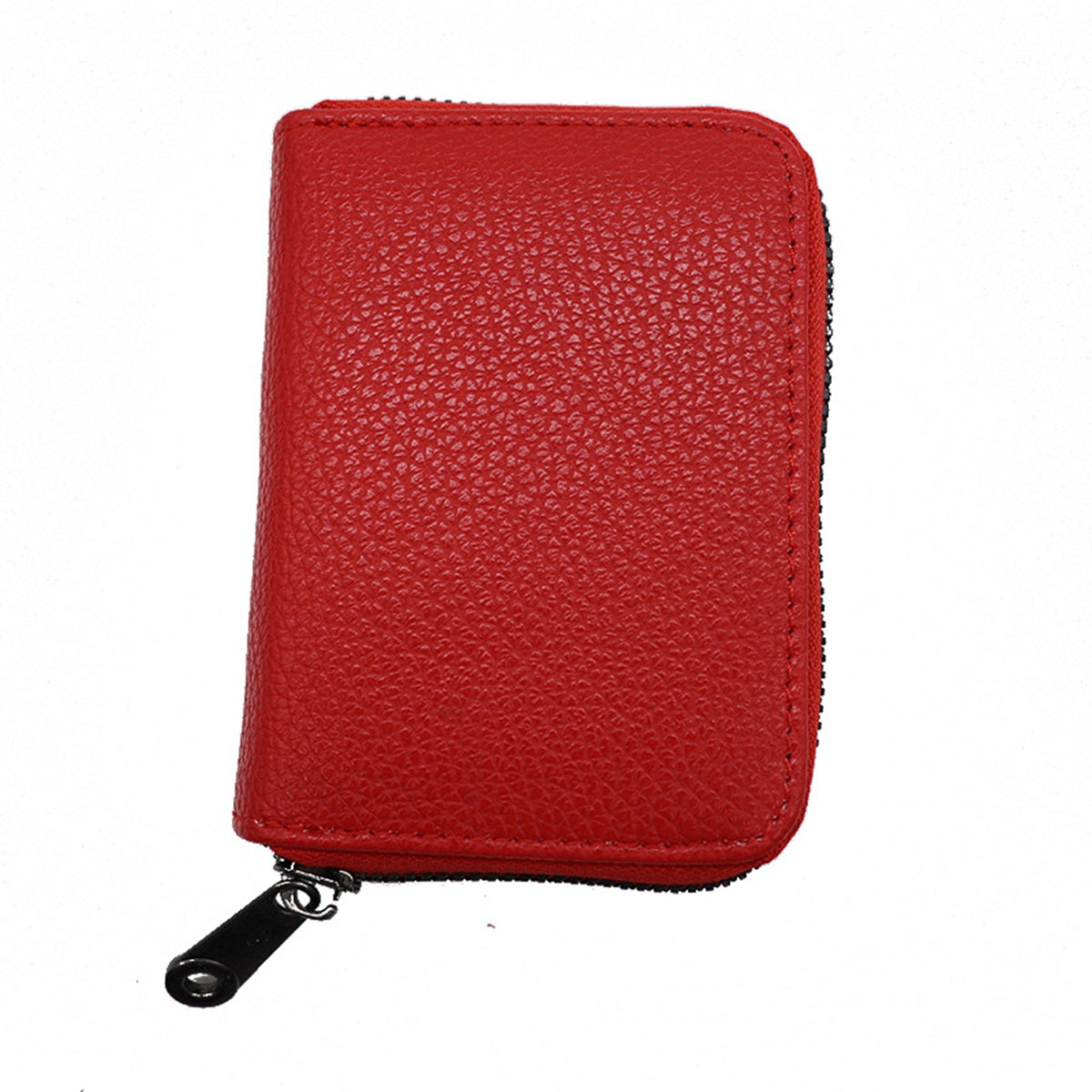 HUPSTL231 Leather Credit Card Wallet with Zipper