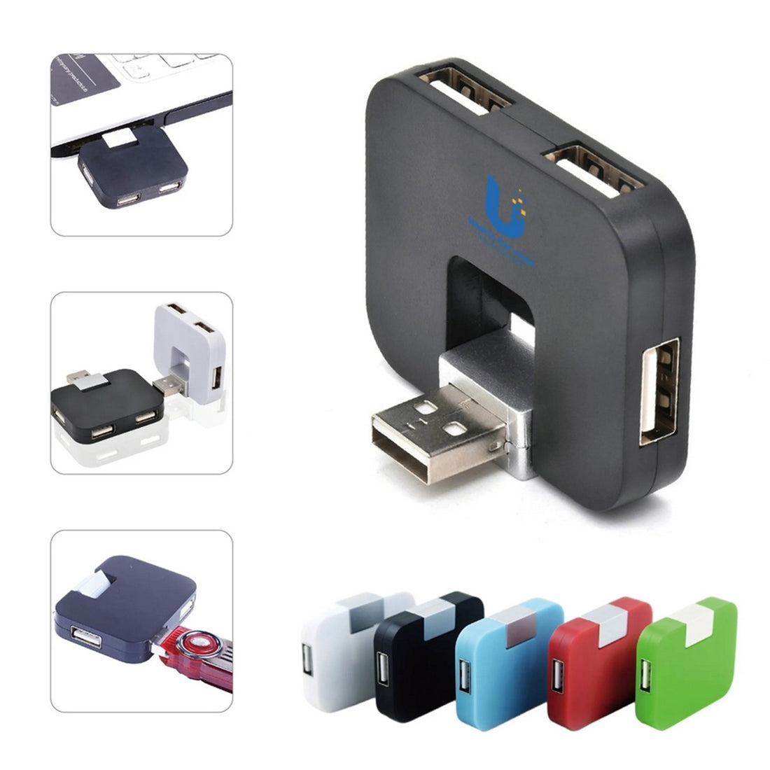 HUPSTL233 4 Ports Cube Usb Hub