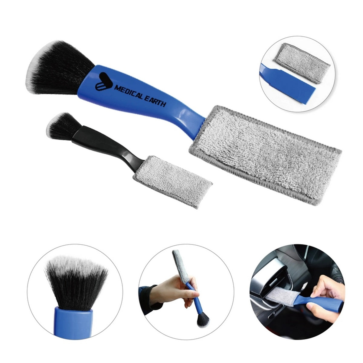 HUPSTL240 Double Ended Auto Interior Cleaning Brush