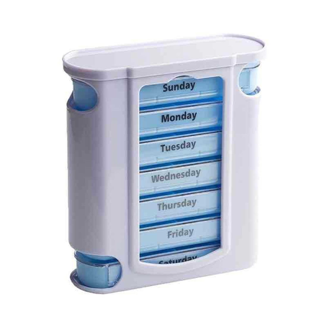 HUPSTL244 Pill Box Portable Tablets Medicine Dispenser