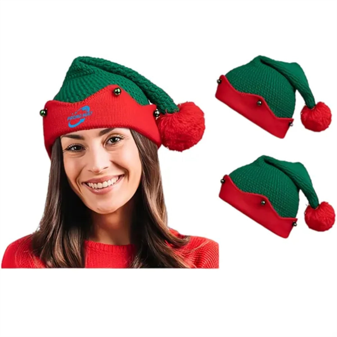 HUPSTL252 Fun Christmas Elf Ears Hat for Kids and Adults