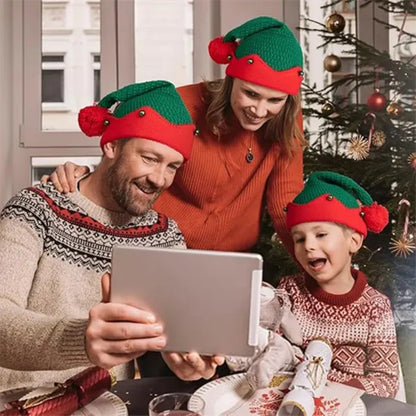 HUPSTL252 Fun Christmas Elf Ears Hat for Kids and Adults