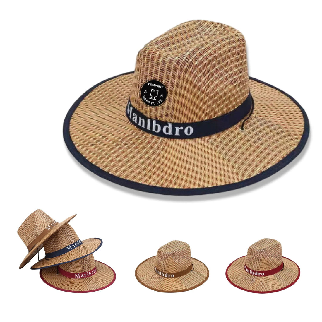 HUPSTL257 Beach Sun Straw Hat