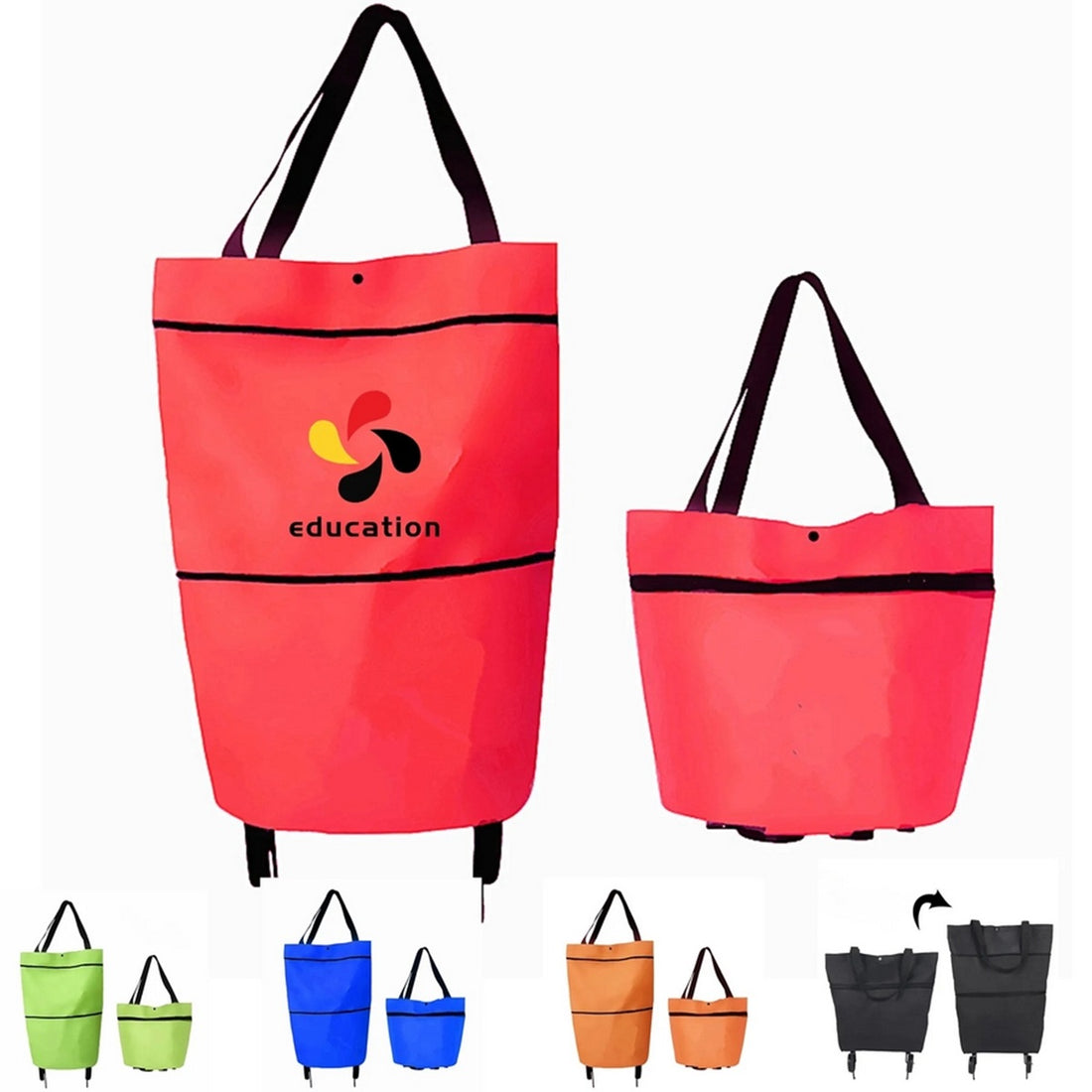 HUPSTL261 Wheeled Foldable Shopping Bag