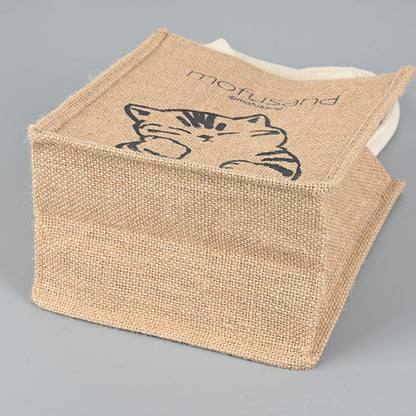 HUPSTL267 Jute Tote Bags