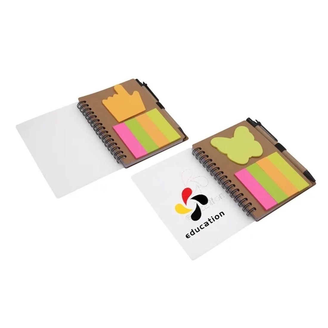 HUPSTL268 Notebook With Sticky Notes