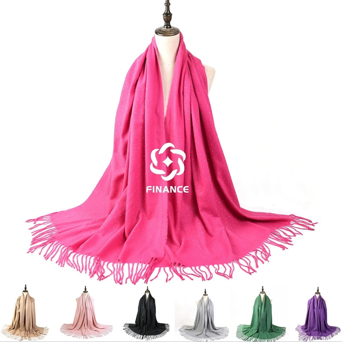 HUPSTL273 Winter Pashmina Scarf 40 Color
