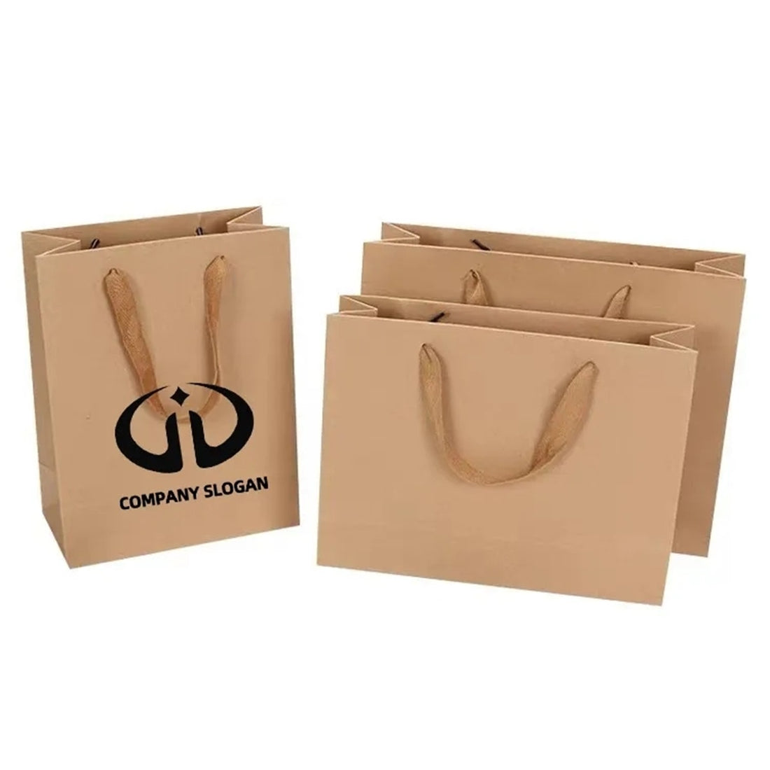 HUPSTL276 Natural Kraft Shopping Bag