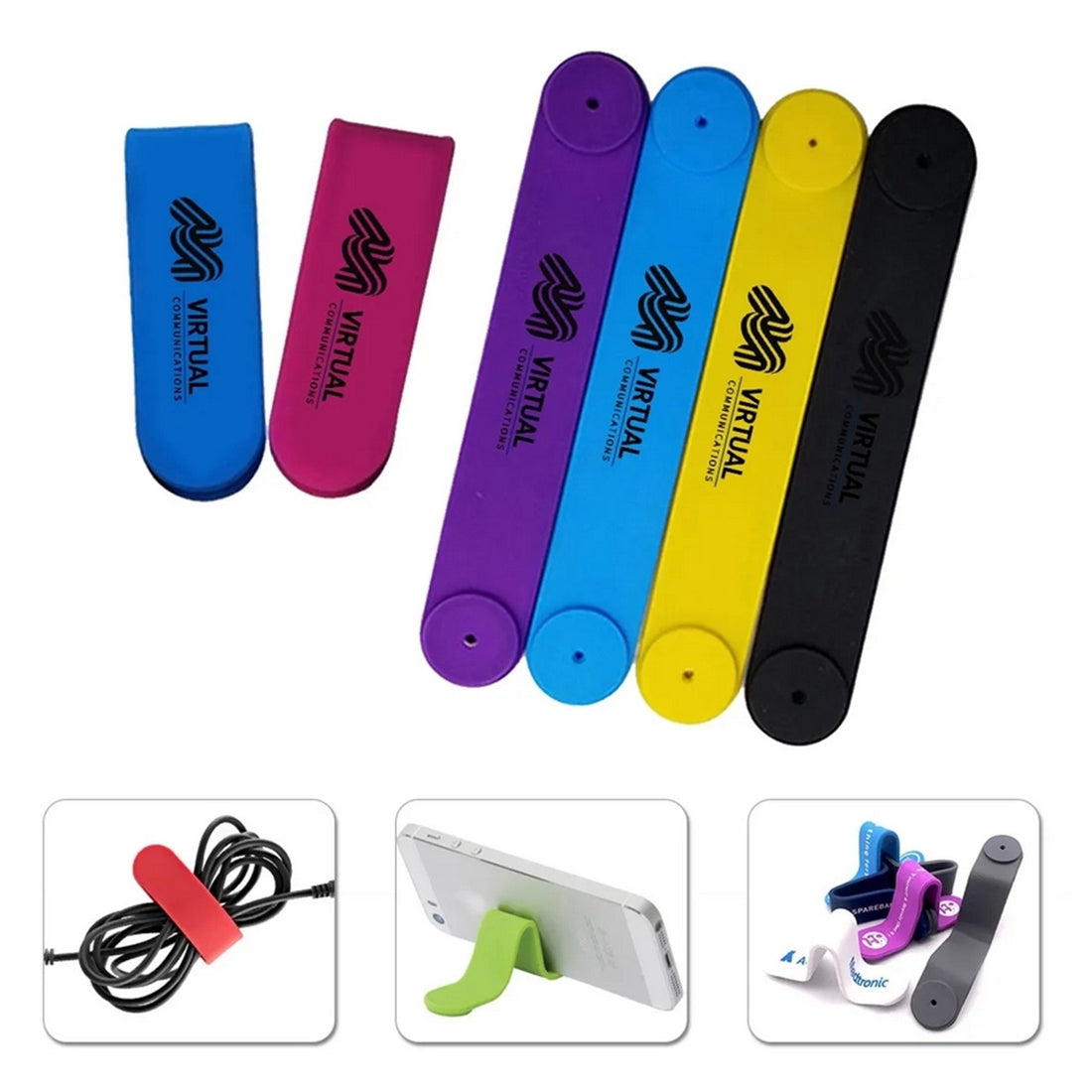 HUPSTL278 Multifunction Magnet Silicone Cell Phone Stand