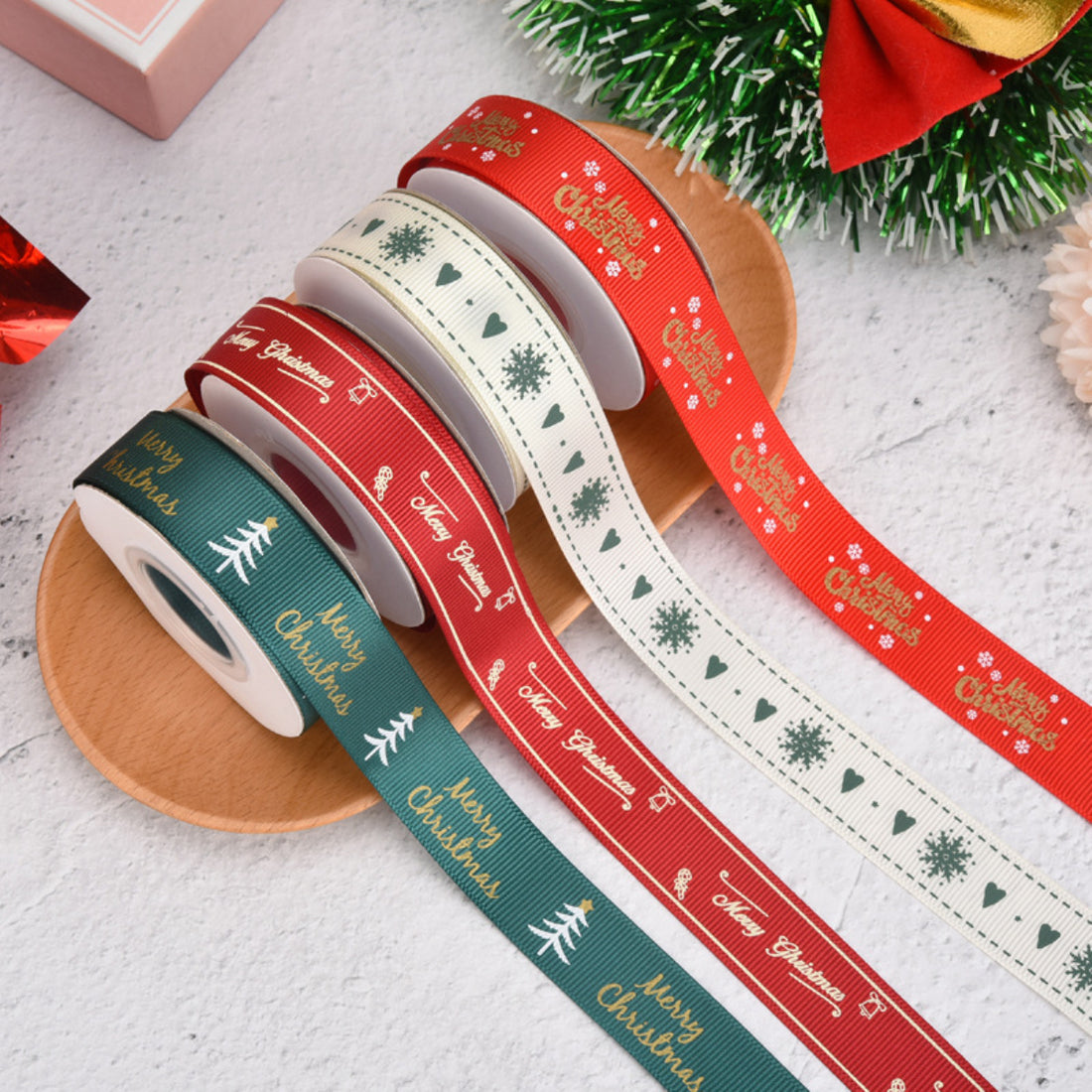 HUPSTL284 Solid Color Decorative Ribbon
